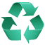 Emoji reciclaje U+267B