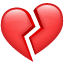 Emoji de corazón roto U+1F494