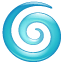 Emoji de una espiral U+1F300