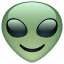 Emoticono de un alien ET U+1F47D