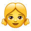 Emoji niña U+1F467