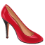 Emoji de un zapato de tacón rojo U+1F460