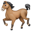 Emoji caballo U+1F40E