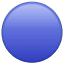 Símbolo de círculo azul U+1F535