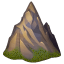 Emoji montaña U+26F0