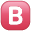 Símbolo del botón B U+1F171
