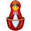 Emoji de muñecas Matrioska U+1FA86