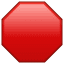 Emoji señal roja U+1F6D1