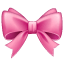 Emoji de un lazo rosa U+1F380