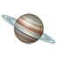 Emoji del planeta Saturno U+1FA90