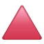 Emoji de triángulo rojo U+1F53A