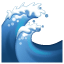 Emoji de una ola U+1F30A